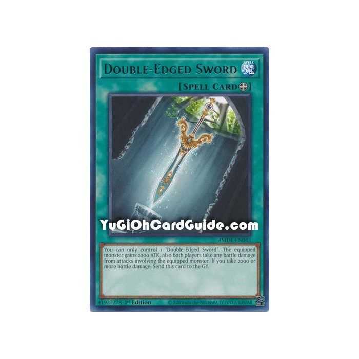 Double-Edged Sword (Rare) – Amazing Defenders | Carta YUGIOH en México