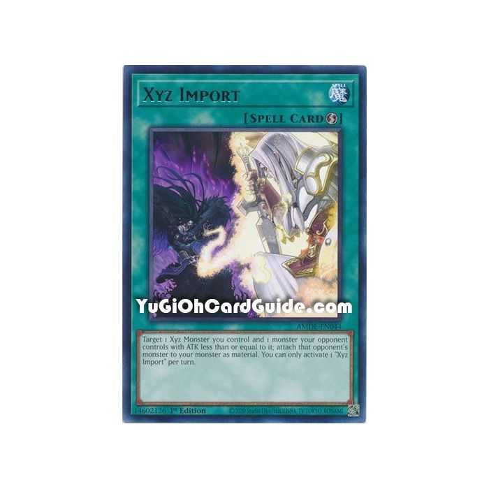 Xyz Import (Rare) – Amazing Defenders | Carta YUGIOH en México