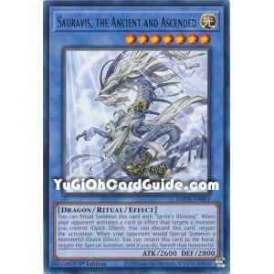Sauravis, the Ancient and Ascended (Rare) – Amazing Defenders | Carta YUGIOH en México