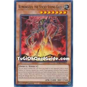 Kumongous, the Sticky String Kaiju (Common) – Beware of Traptrix Structure Deck | Carta YUGIOH en México