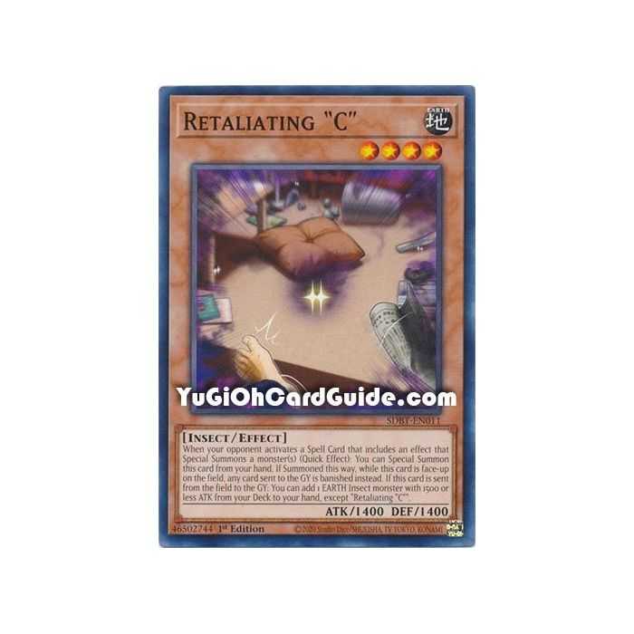 Retaliating "C" (Common) – Beware of Traptrix Structure Deck | Carta YUGIOH en México