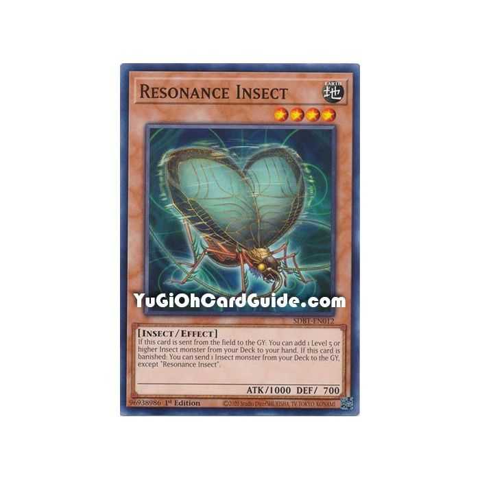 Resonance Insect (Common) – Beware of Traptrix Structure Deck | Carta YUGIOH en México