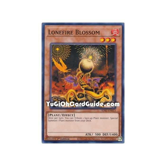 Lonefire Blossom (Common) – Beware of Traptrix Structure Deck | Carta YUGIOH en México
