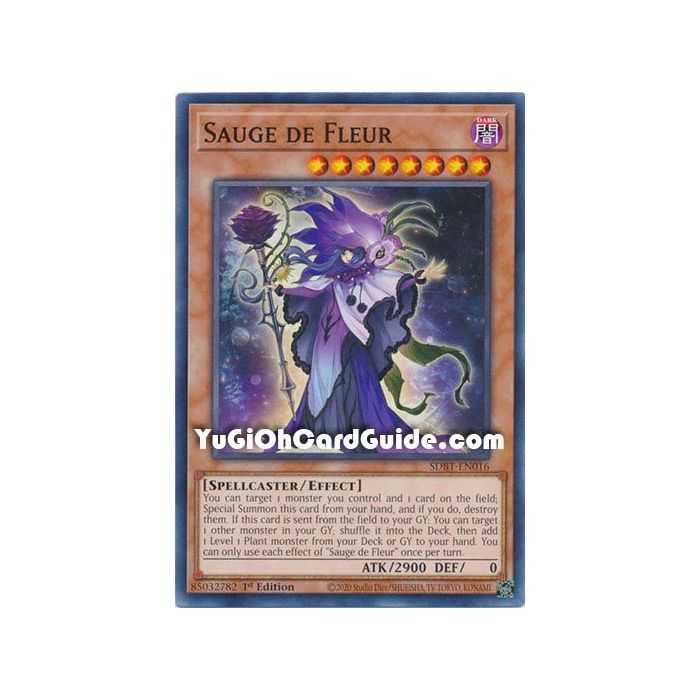 Sauge de Fleur (Common) – Beware of Traptrix Structure Deck | Carta YUGIOH en México
