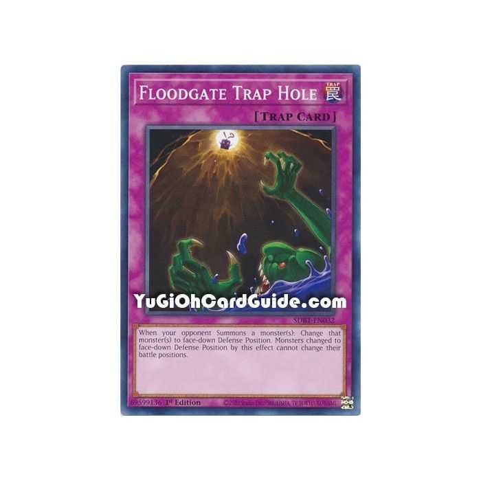 Floodgate Trap Hole (Common) – Beware of Traptrix Structure Deck | Carta YUGIOH en México