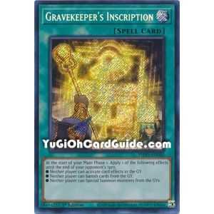 Gravekeeper's Inscription (Secret Rare) – Photon Hipernova | Carta YUGIOH en México