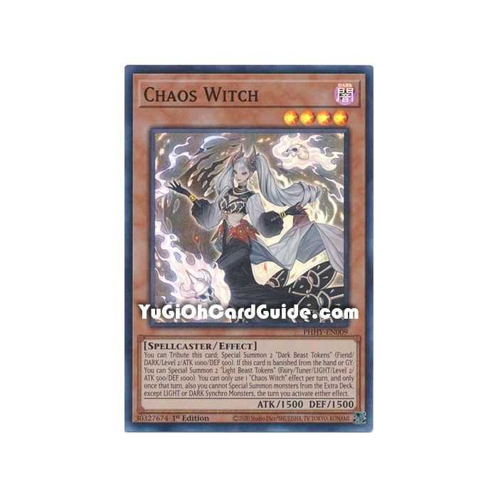 Chaos Witch (Super Rare) – Photon Hipernova | Carta YUGIOH en México