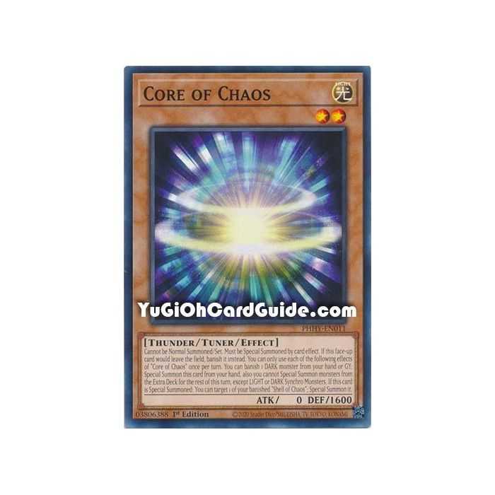 Core of Chaos (Common) – Photon Hipernova | Carta YUGIOH en México