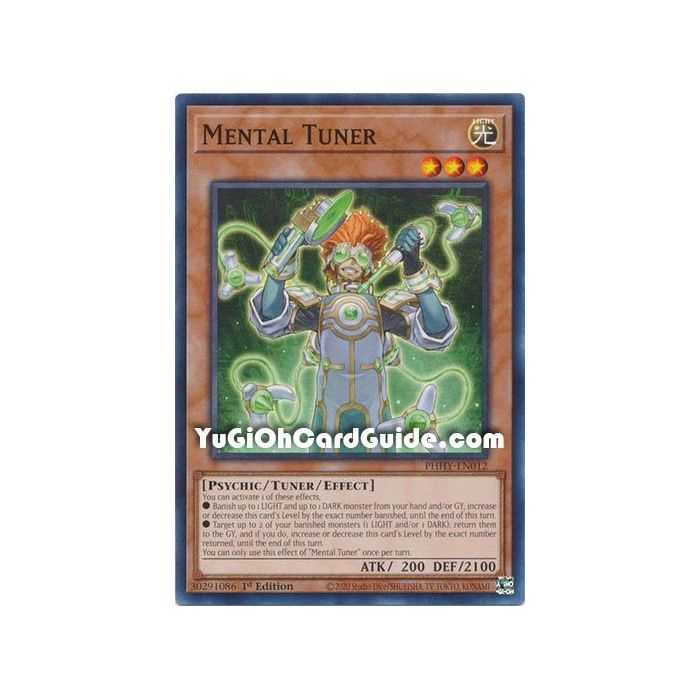 Mental Tuner (Common) – Photon Hipernova | Carta YUGIOH en México