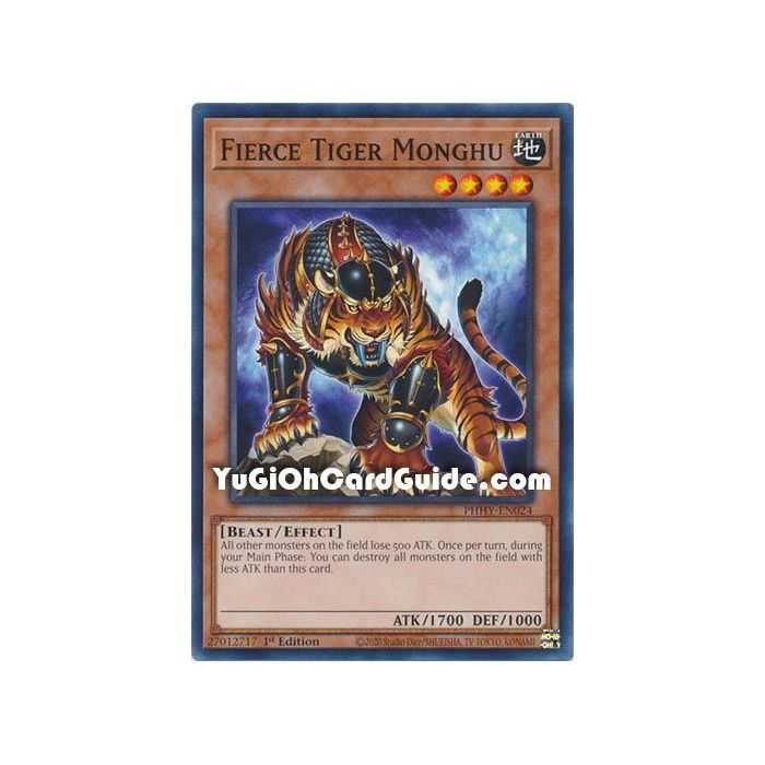 Fierce Tiger Monghu (Common) – Photon Hipernova | Carta YUGIOH en México