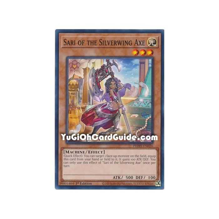 Sari of the Silverwing Axe (Common) – Photon Hipernova | Carta YUGIOH en México