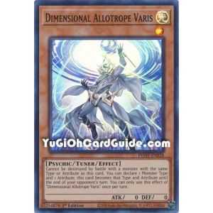 Dimensional Allotrope Varis (Super Rare) – Photon Hipernova | Carta YUGIOH en México