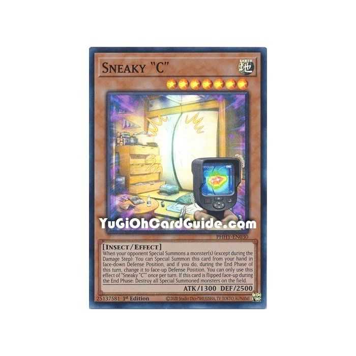 Sneaky "C" (Super Rare) – Photon Hipernova | Carta YUGIOH en México