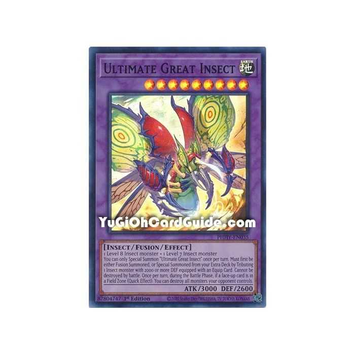 Ultimate Great Insect (Super Rare) – Photon Hipernova | Carta YUGIOH en México