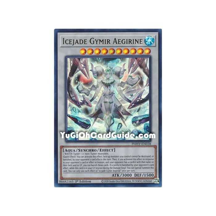 Icejade Gymir Aegirine (Ultra Rare) – Photon Hipernova | Carta YUGIOH en México