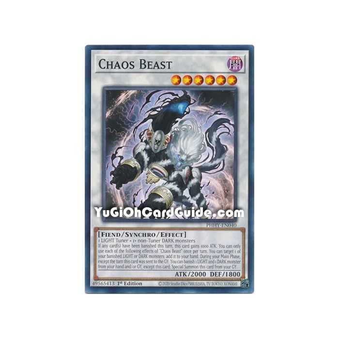 Chaos Beast (Common) – Photon Hipernova | Carta YUGIOH en México