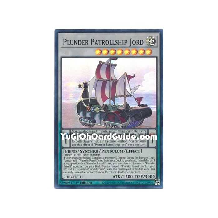 Plunder Patrollship Jord (Super Rare) – Photon Hipernova | Carta YUGIOH en México