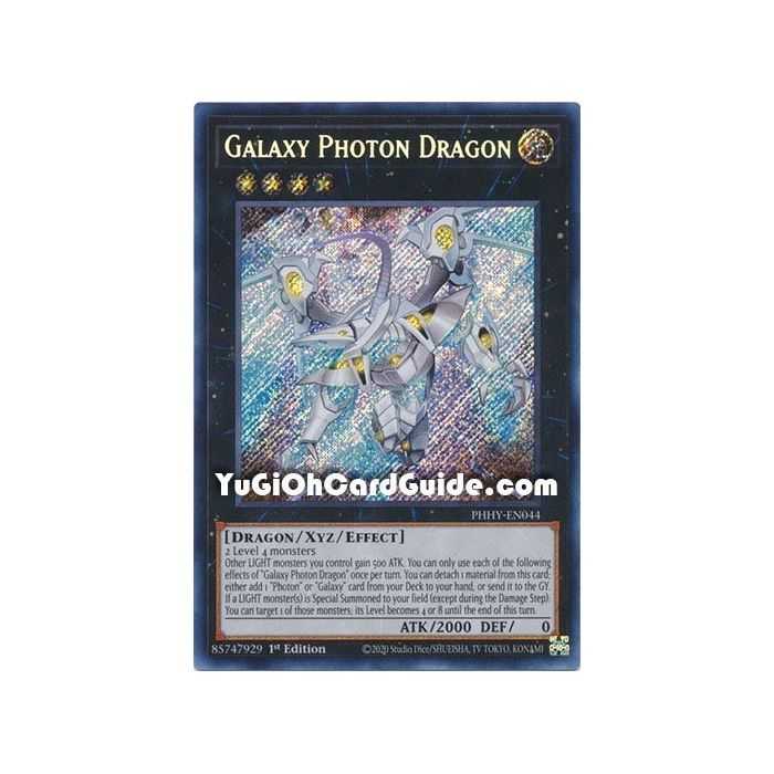 Galaxy Photon Dragon (Secret Rare) – Photon Hipernova | Carta YUGIOH en México