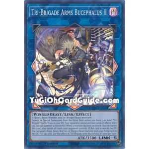 Tri-Brigade Arms Bucephalus II (Super Rare) – Photon Hipernova | Carta YUGIOH en México