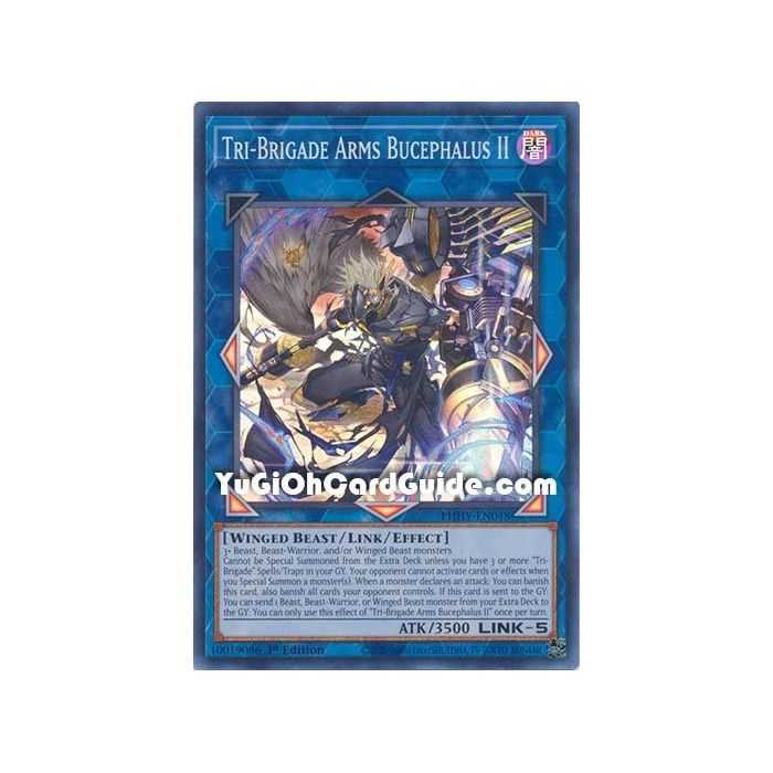 Tri-Brigade Arms Bucephalus II (Super Rare) – Photon Hipernova | Carta YUGIOH en México