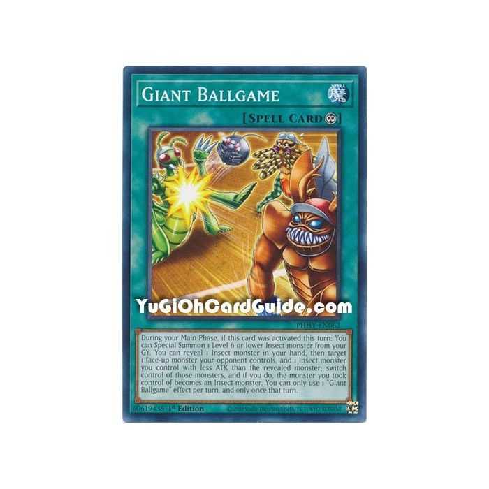 Giant Ballgame (Common) – Photon Hipernova | Carta YUGIOH en México