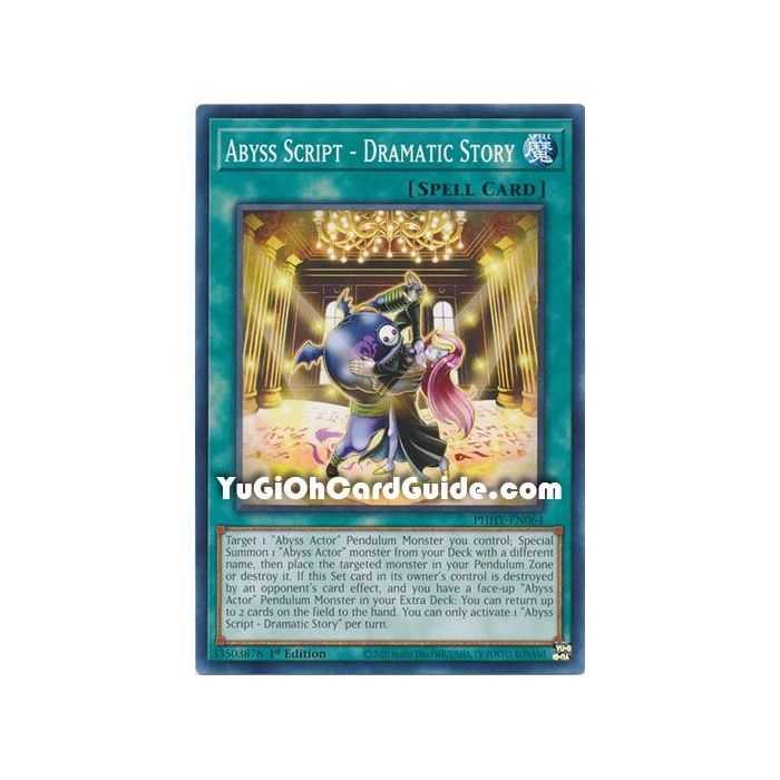 Abyss Script - Dramatic Story (Common) – Photon Hipernova | Carta YUGIOH en México