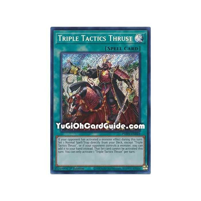 Triple Tactics Thrust (Secret Rare) – Photon Hipernova | Carta YUGIOH en México
