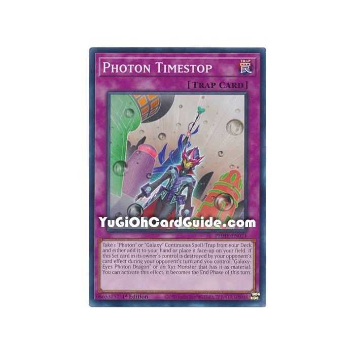 Photon Timestop (Common) – Photon Hipernova | Carta YUGIOH en México