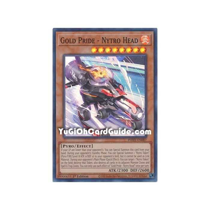 Gold Pride - Nytro Head (Super Rare) – Photon Hipernova | Carta YUGIOH en México