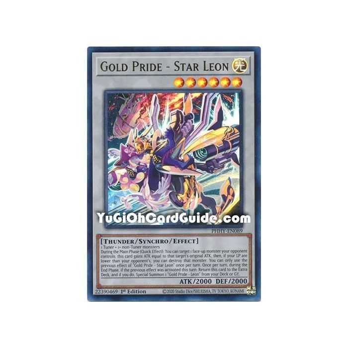 Gold Pride - Star Leon (Ultra Rare) – Photon Hipernova | Carta YUGIOH en México