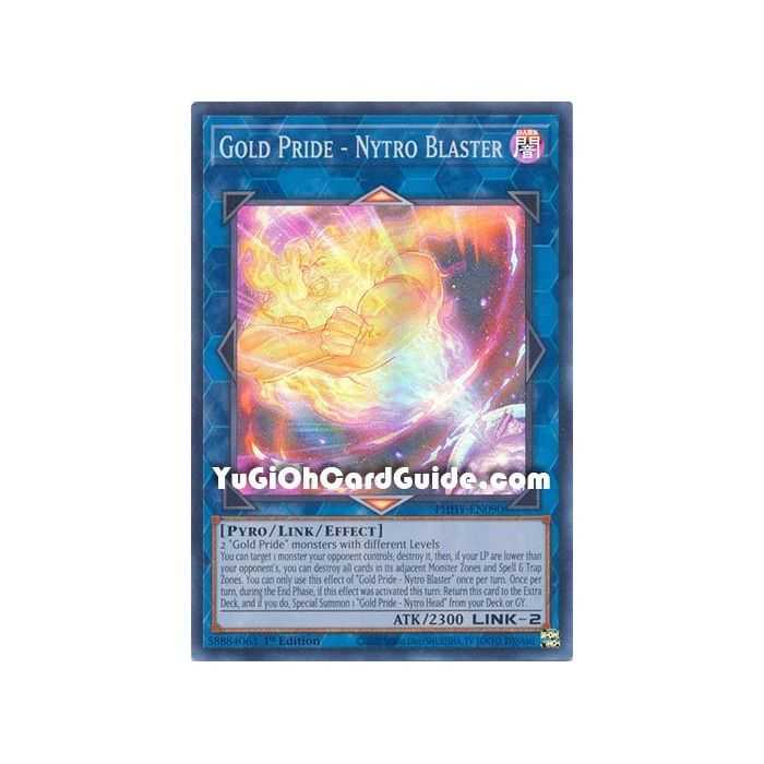 Gold Pride - Nytro Blaster (Super Rare) – Photon Hipernova | Carta YUGIOH en México