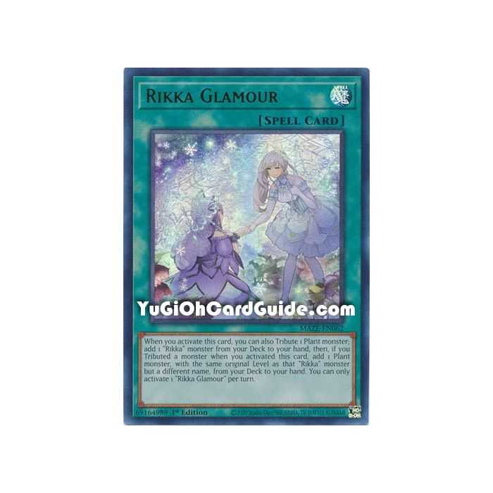 Rikka Glamour (Ultra Rare) – Maze of Memories | Carta YUGIOH en México