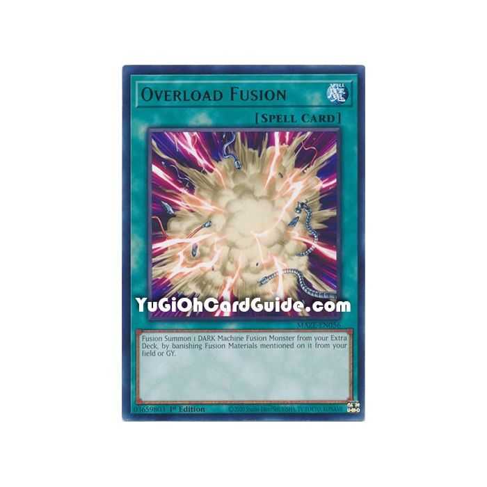 Overload Fusion (Rare) – Maze of Memories | Carta YUGIOH en México