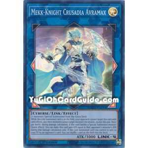Mekk-Knight Crusadia Avramax (Super Rare) – Maze of Memories | Carta YUGIOH en México