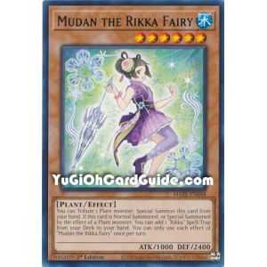 Mudan the Rikka Fairy (Rare) – Maze of Memories | Carta YUGIOH en México