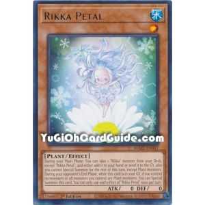 Rikka Petal (Rare) – Maze of Memories | Carta YUGIOH en México