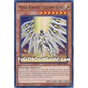 Mekk-Knight Yellow Star (Rare) – Maze of Memories | Carta YUGIOH en México