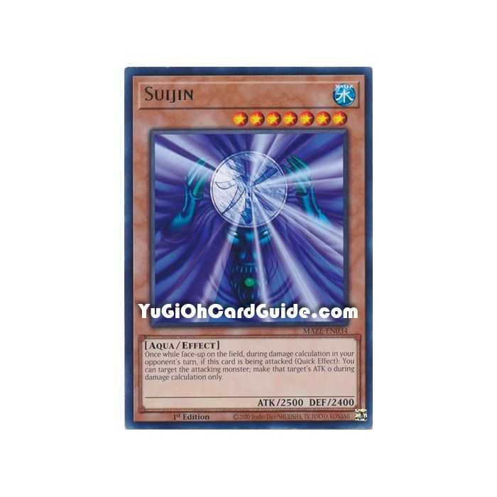 Suijin (Rare) – Maze of Memories | Carta YUGIOH en México