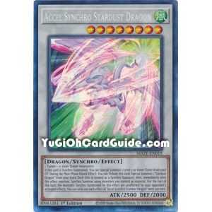 Accel Synchro Stardust Dragon (Ultra Rare) – Maze of Memories | Carta YUGIOH en México