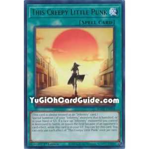 This Creepy Little Punk (Rare) – Maze of Memories | Carta YUGIOH en México