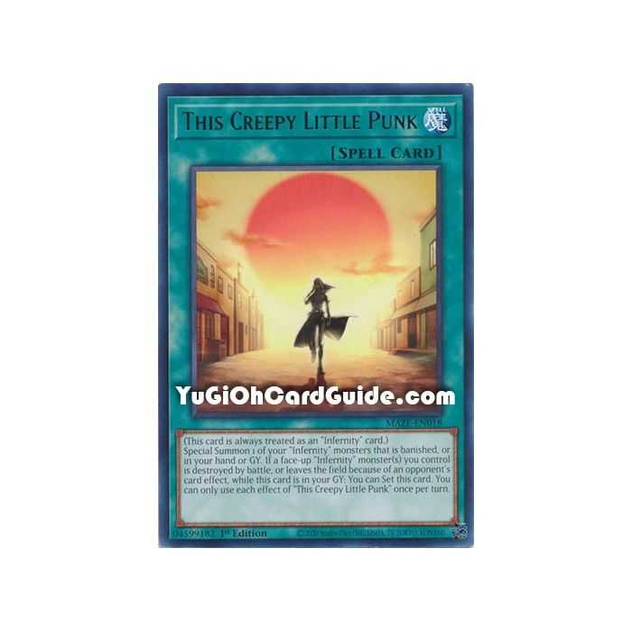 This Creepy Little Punk (Rare) – Maze of Memories | Carta YUGIOH en México