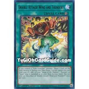 Double Attack! Wind and Thunder!! (Rare) – Maze of Memories | Carta YUGIOH en México