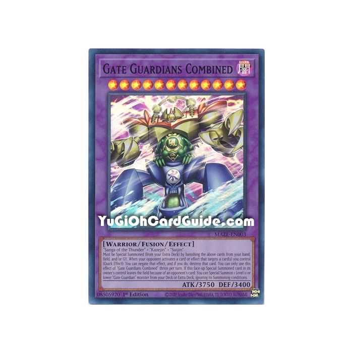 Gate Guardians Combined (Super Rare) – Maze of Memories | Carta YUGIOH en México