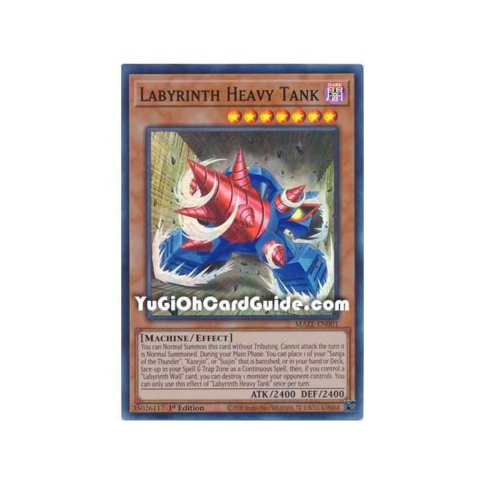Labyrinth Heavy Tank (Super Rare) – Maze of Memories | Carta YUGIOH en México