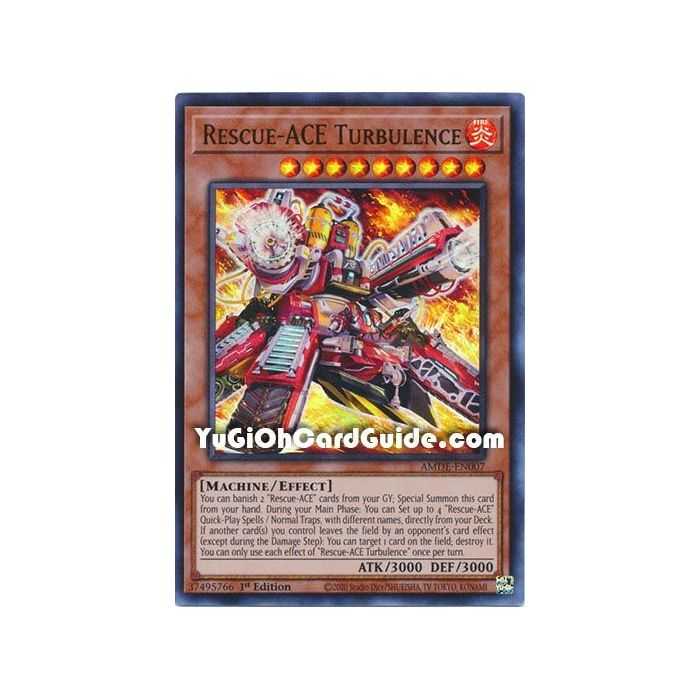 Rescue-ACE Turbulence (Collector Rare) – Amazing Defenders | Carta YUGIOH en México