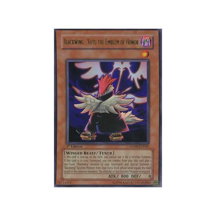 Blackwing - Vayu the Emblem of Honor (Ultra Rare)