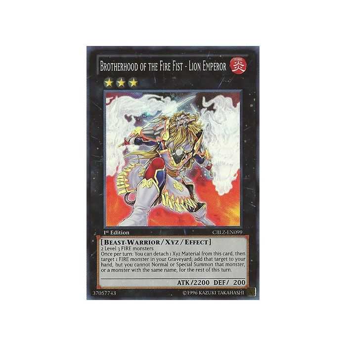 Brotherhood of the Fire Fist - Lion Emperor (Super Rare)
