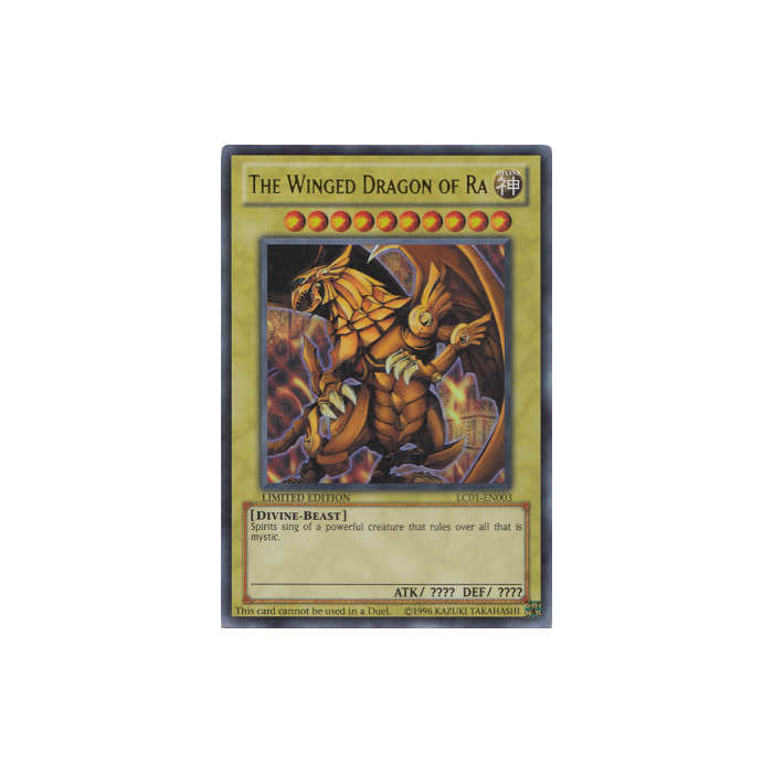 The Winged Dragon of Ra (Ultra Rare) 25TH Anniversary Promo