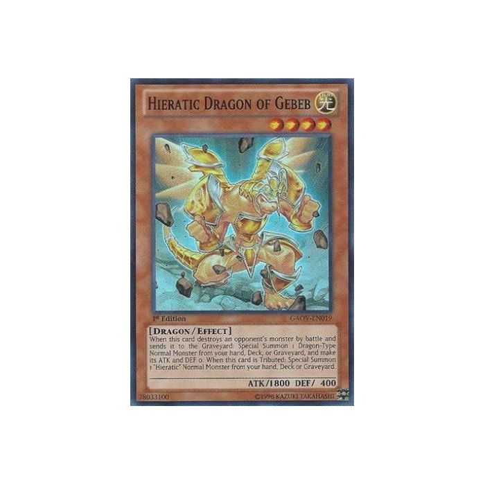 Hieratic Dragon of Gebeb (Super Rare)