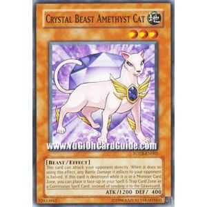 Crystal Beast Amethyst Cat (Common)
